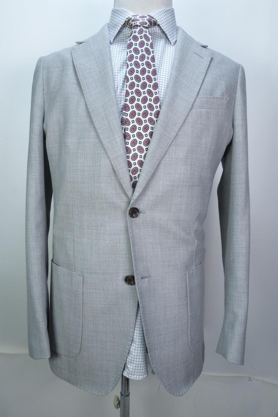 Bonobos Blazer Mens 38 Long Gray Italian Wool Standard Fit Sport Coat Jacket